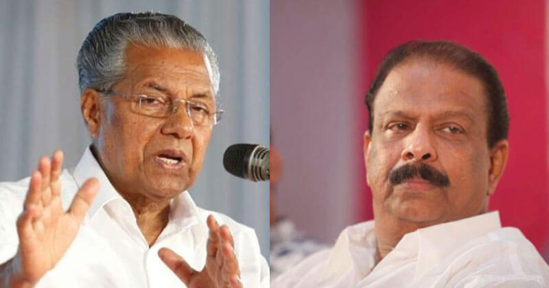 pinarayi and K sudhakaran