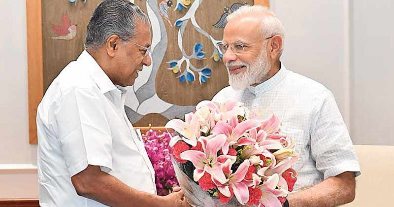 pinarayi and modi