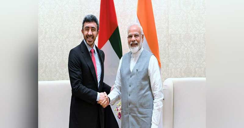 UAE-FORIEGN-MINISTER-AND-NARENDRA-MODI