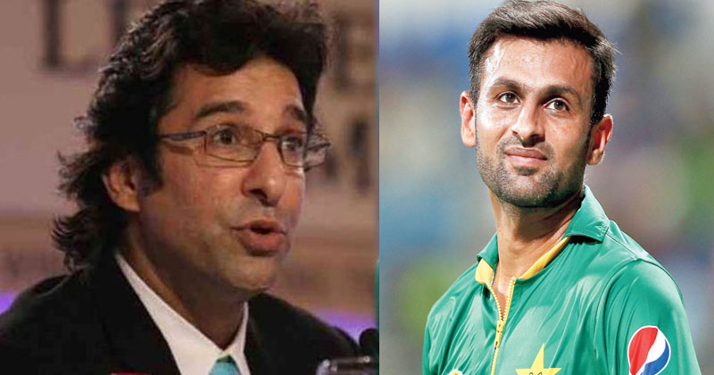 wasim akram and shoaib mallik