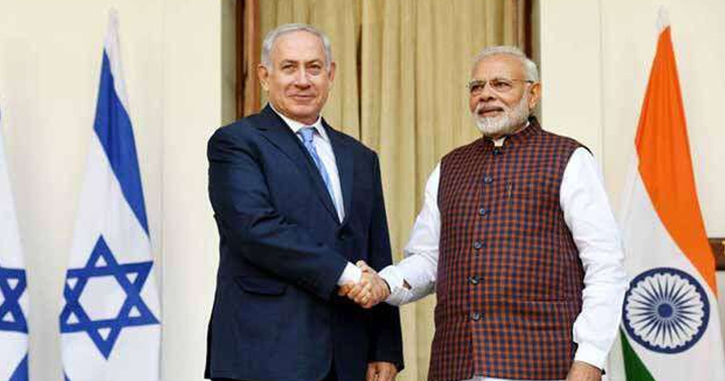 Narendra Modhi and Nethanyahu