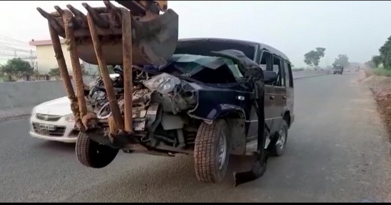 POLICE JEEP ACCIDENT