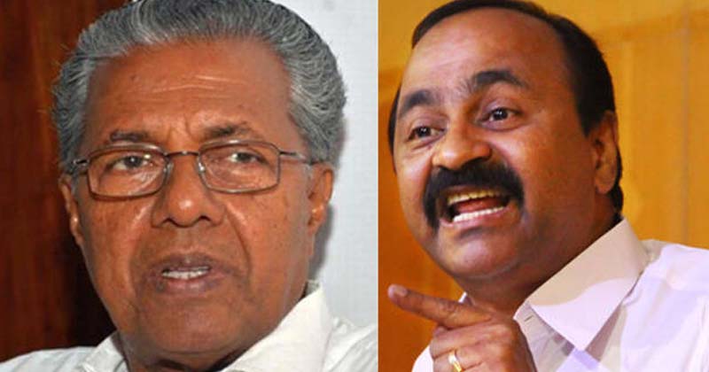 Pinarayi and V D Satheesan