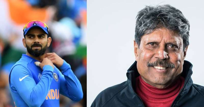 Virat Kohli and kapil Dev