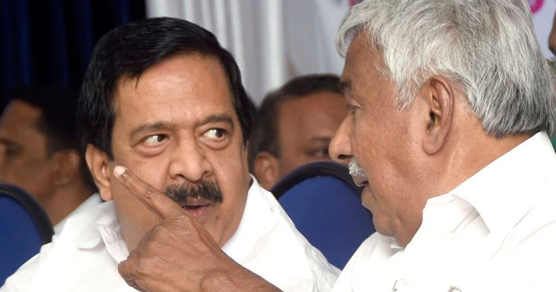 Ramesh Chennithala and ooman chandi