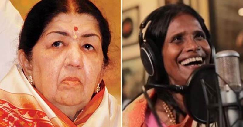 lata mangeshkar and ranu mondal.