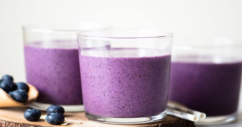 Blueberry smoothie