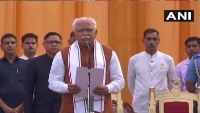 HARIYANA CM OATH