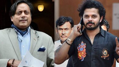 Sasi Tharoor and Sreesanth