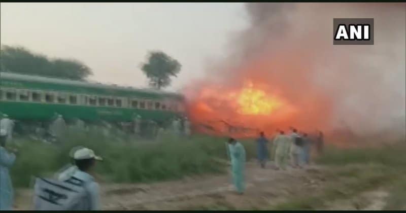 train fire accident