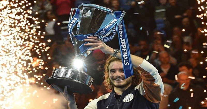 ATP FINALS 2019 MENS SINGLES WINNER STEFANOS TSITSIPAS