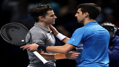 DOMINIC THIEM AND DJOKOVIC