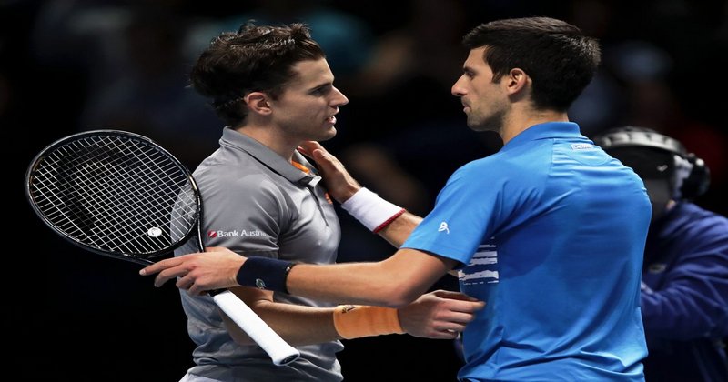 DOMINIC THIEM AND DJOKOVIC