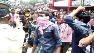 KERALA GUEST WORKERS PROTEST