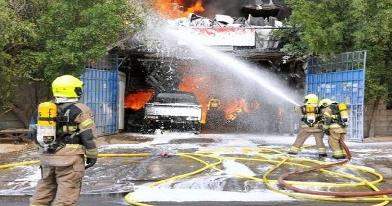 DUBAI FIRE ACCIDENT