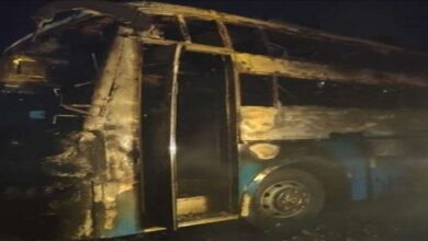 BUS FIRE ACCIDENT