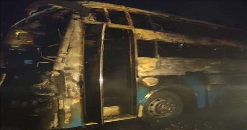 BUS FIRE ACCIDENT