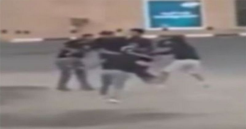 BEATING IN KUWAIT STREET