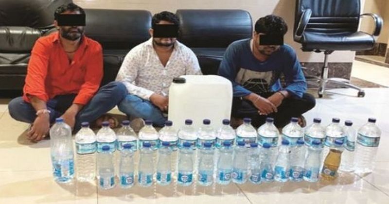 INDIAN EXPATS ARRESTED WITH LIQUOR