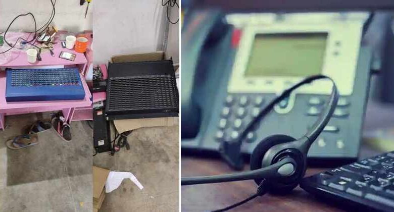 Parallel telephone exchange found in Kozhikode: Police search for money laundering and terrorist links